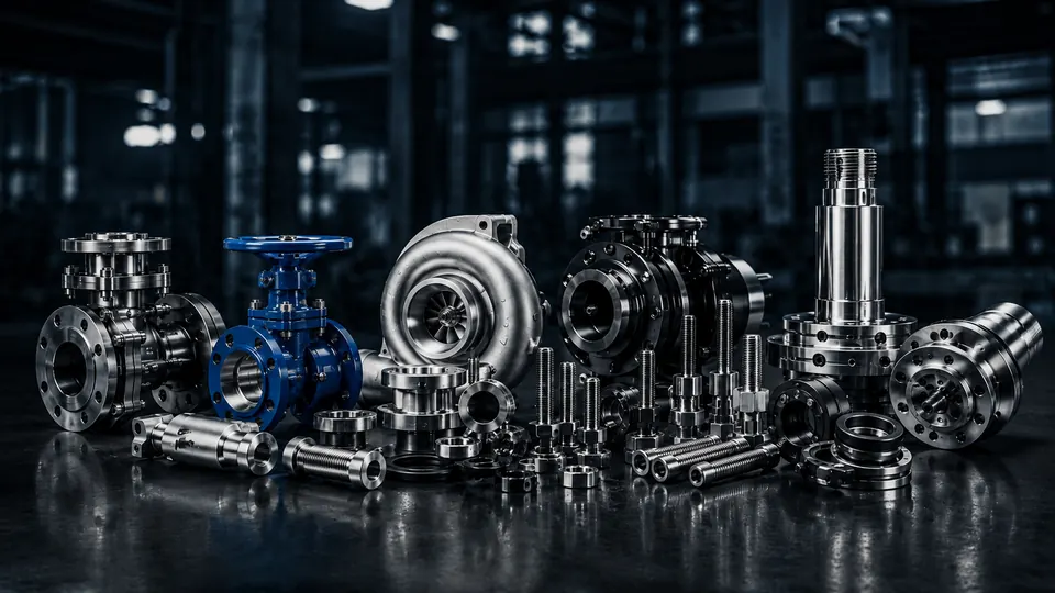 Industrial pumps, valves, fasteners and precision components supplied by Rasonyx